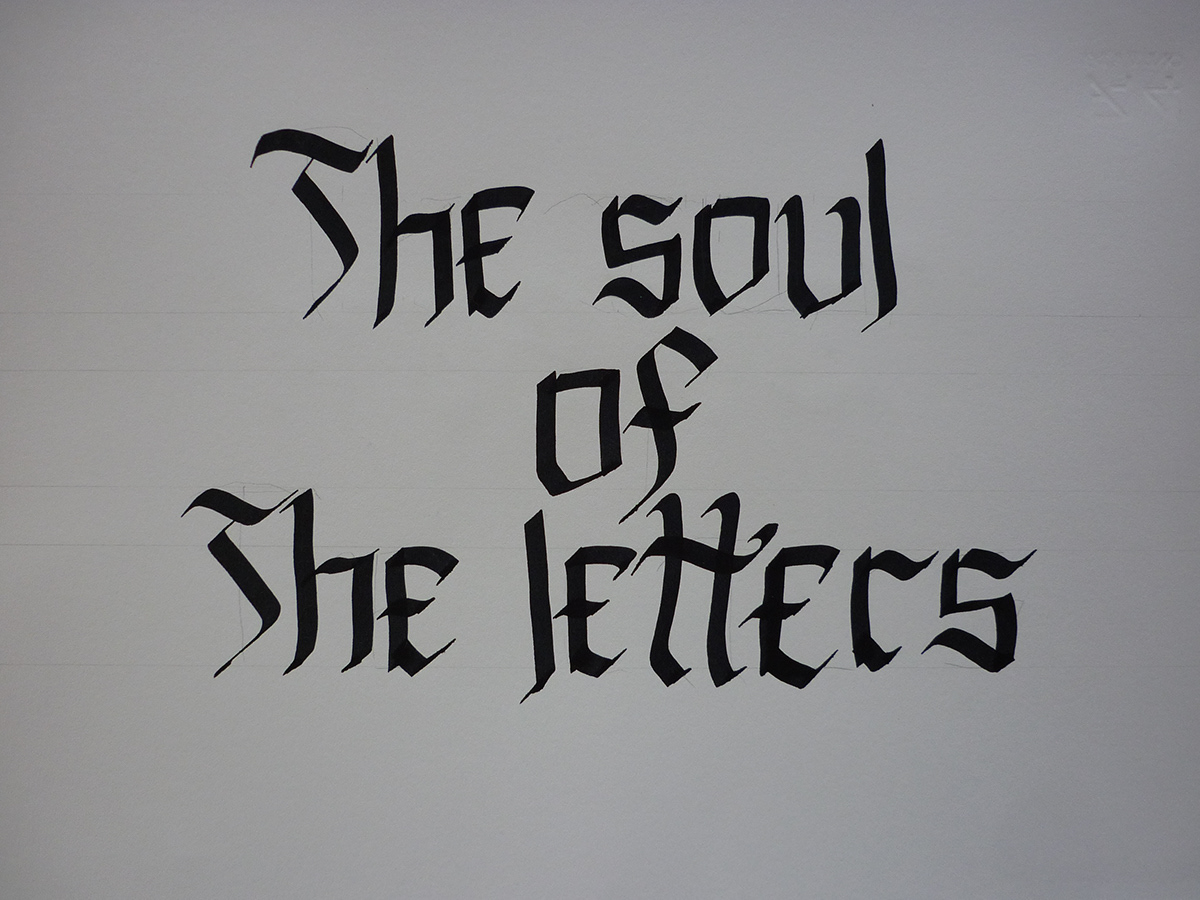 lettering HAND LETTERING black letter black calligraphy characters