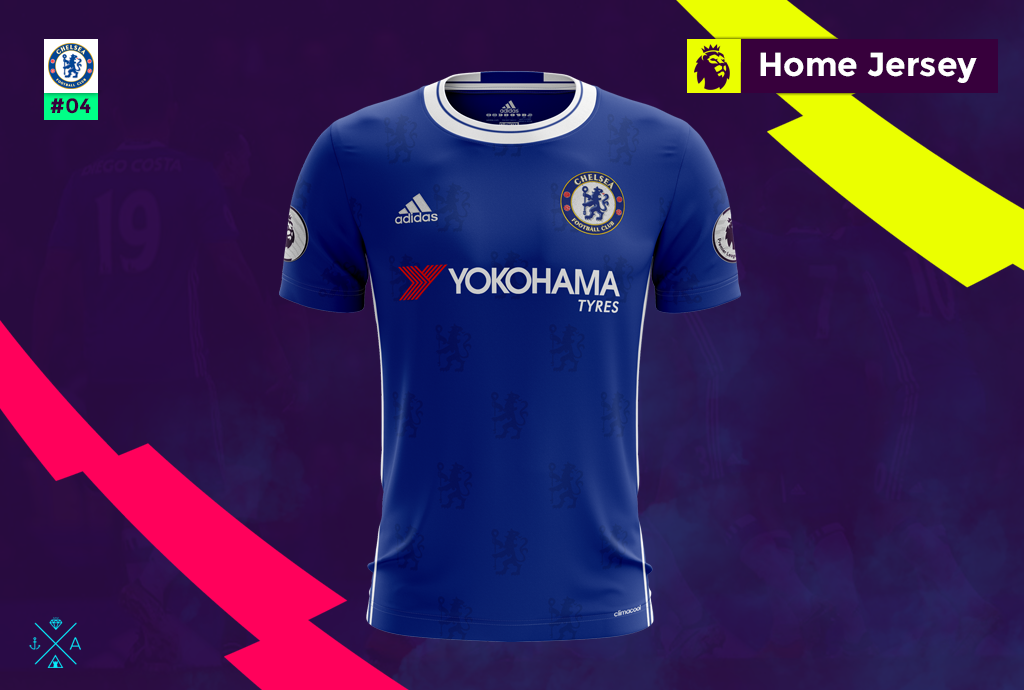 Premier League 2017 - Top 5 Jersey's Redesign . on Behance
