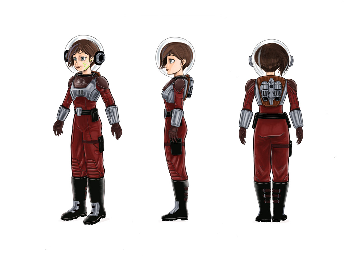 Character concepts astronauts Space  planetary digital buenos aires game