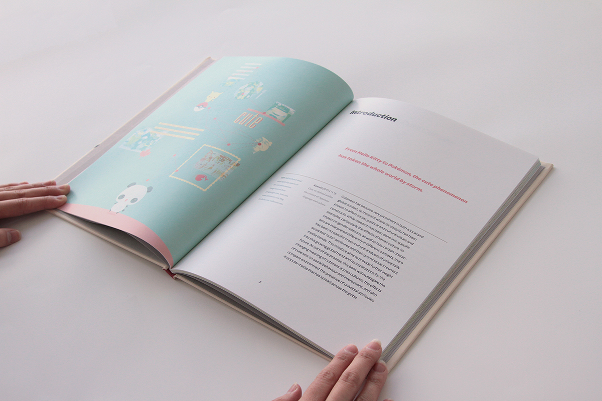 kawaii cute phenomenon ysdn book design cute York/Sheridan Design self-authored Thesis Project