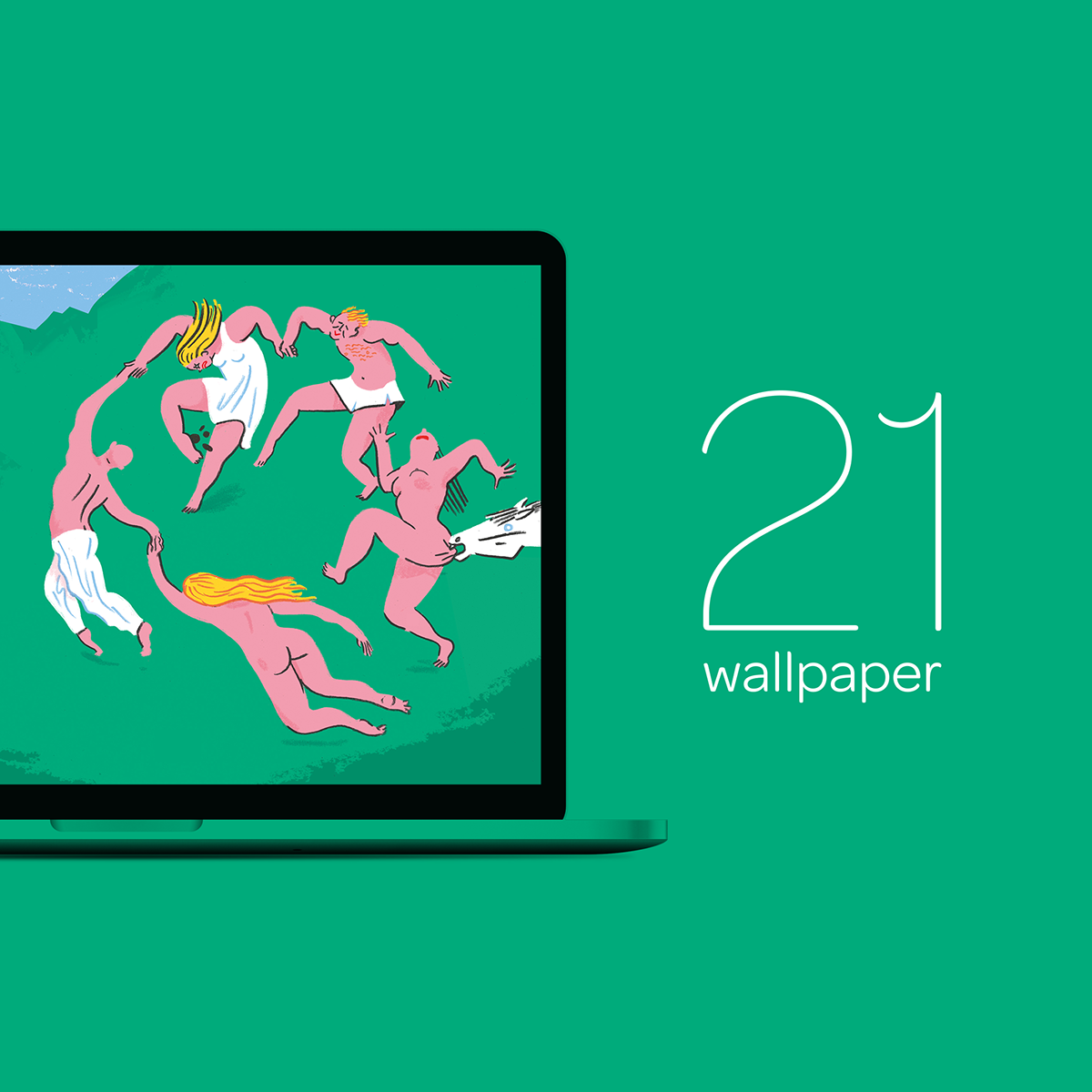 21 wallpaper wallpaper desktop ILLUSTRATION  smartphone Computer screen katiszi kati szilagyi Webdesign