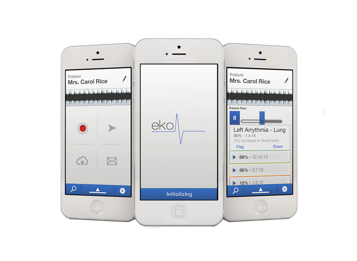 Eko Devices telehealth ux design ios mHealth