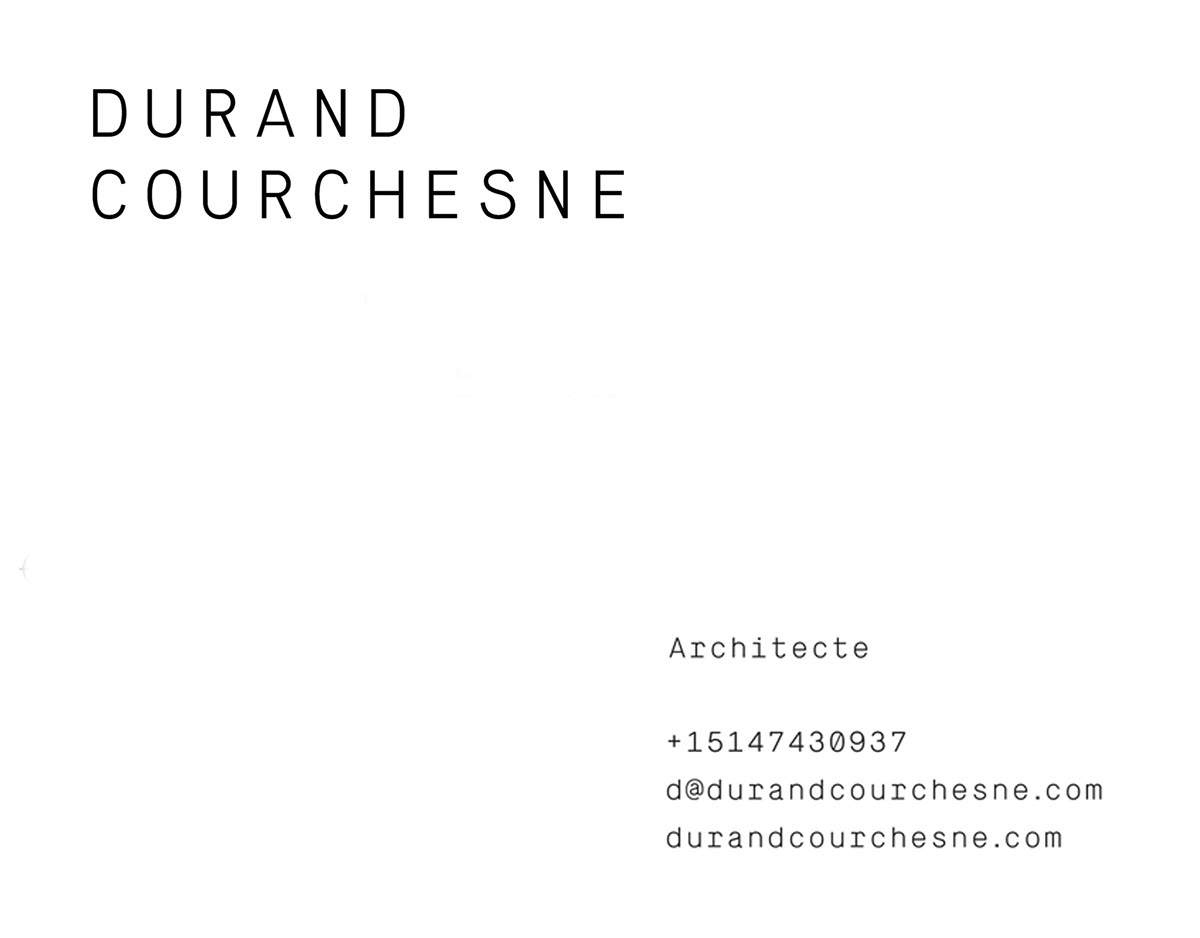 letterpress architecte branding 