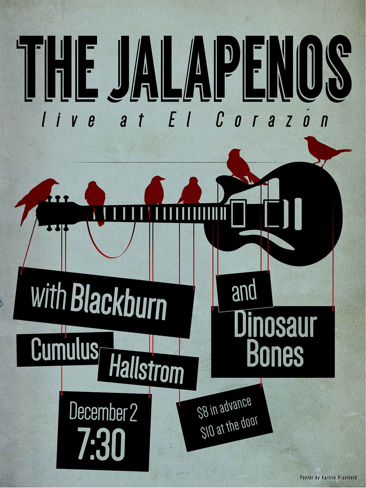 jalapeños gig poster