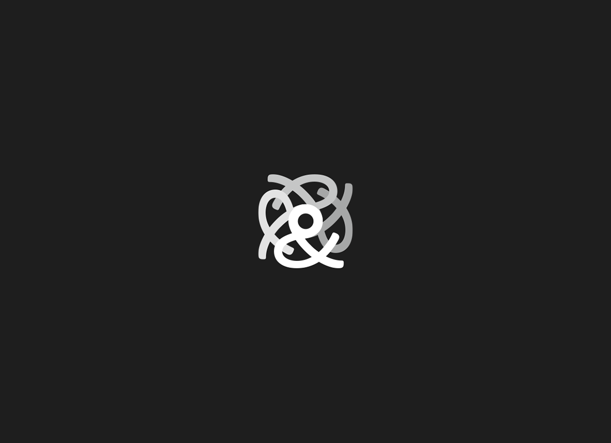 Mandala Association ampersand animals black Screenprinting humans identity logo