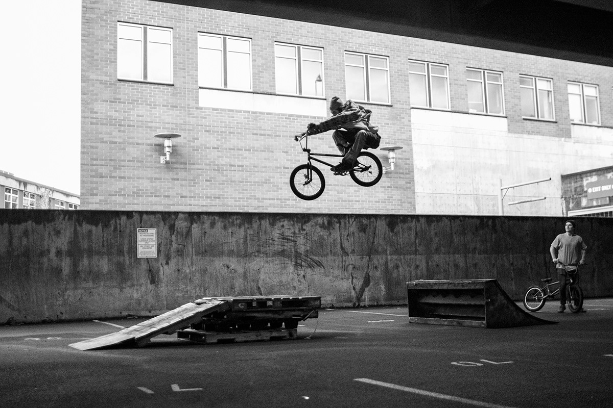 black and white bmx bw city extreme sports Photography  sports Street street photography Urban