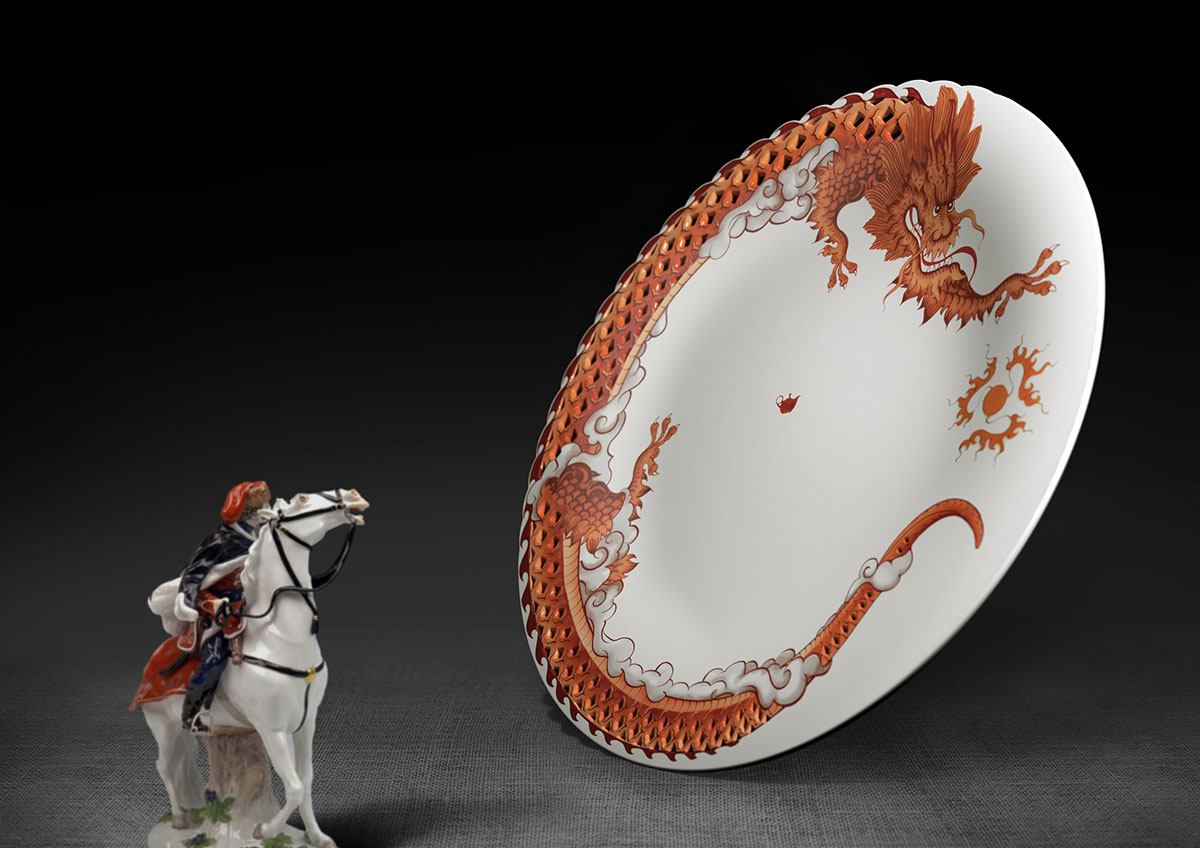 dragon chinese dragon dinner set tableware bone china porcelain