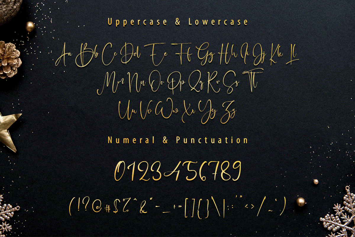 branding  Christmas handwritten merrychristmas modern newyears Script sunday Typeface