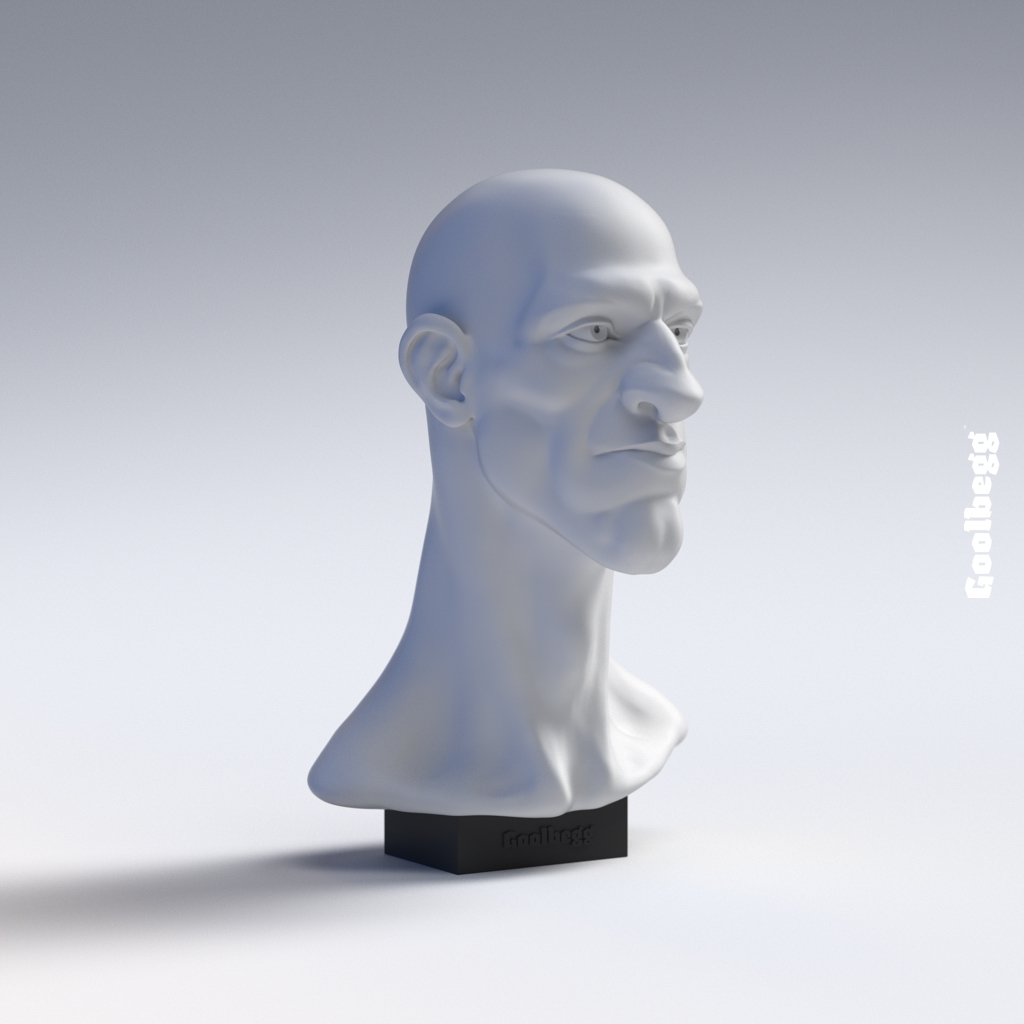 heads bust maquette