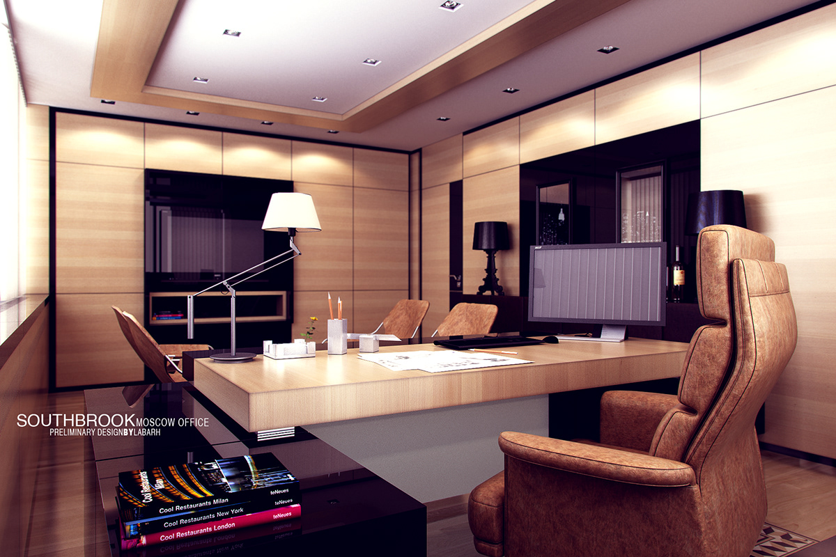 Interior design Office bussines Work  modern luxury class