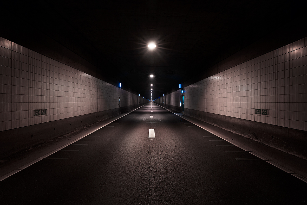 tunnel architecture symmetry geometric traffic highway architectural photography Photography  Perspective Space 