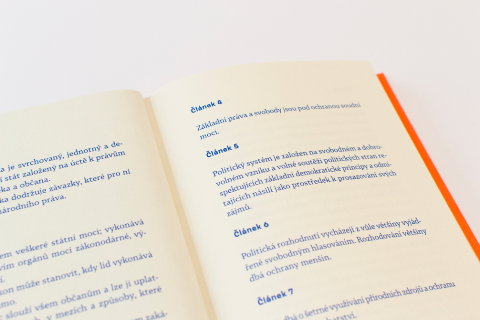 book design Constitution