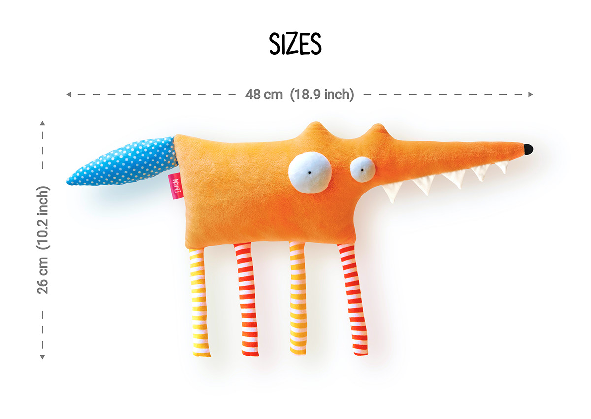 Character craft design FOX handmade plush product design  sculpture softsculpture toy design 