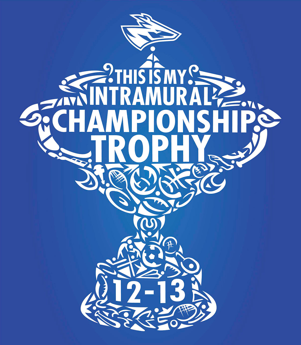 Intramurals shirts t-shirts sports Champions trophy shirt design Lopers UNK