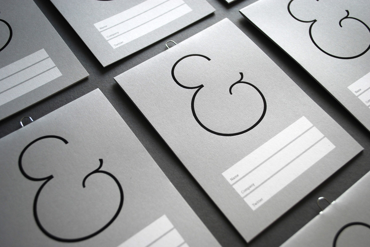 ampersand conference Conference design graphic design  print design  typography  