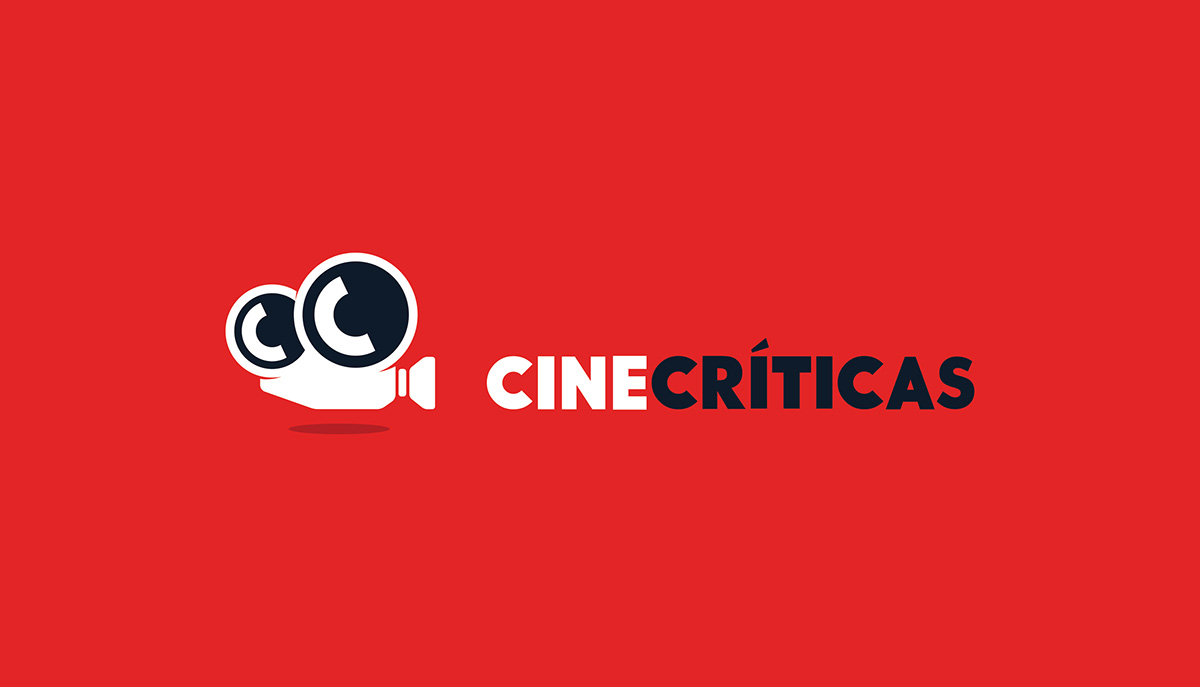 brand logo design red Cinema stationary Media Kit Logotipo papelaria corporate identity cinecríticas cine críticas cecílio mendes