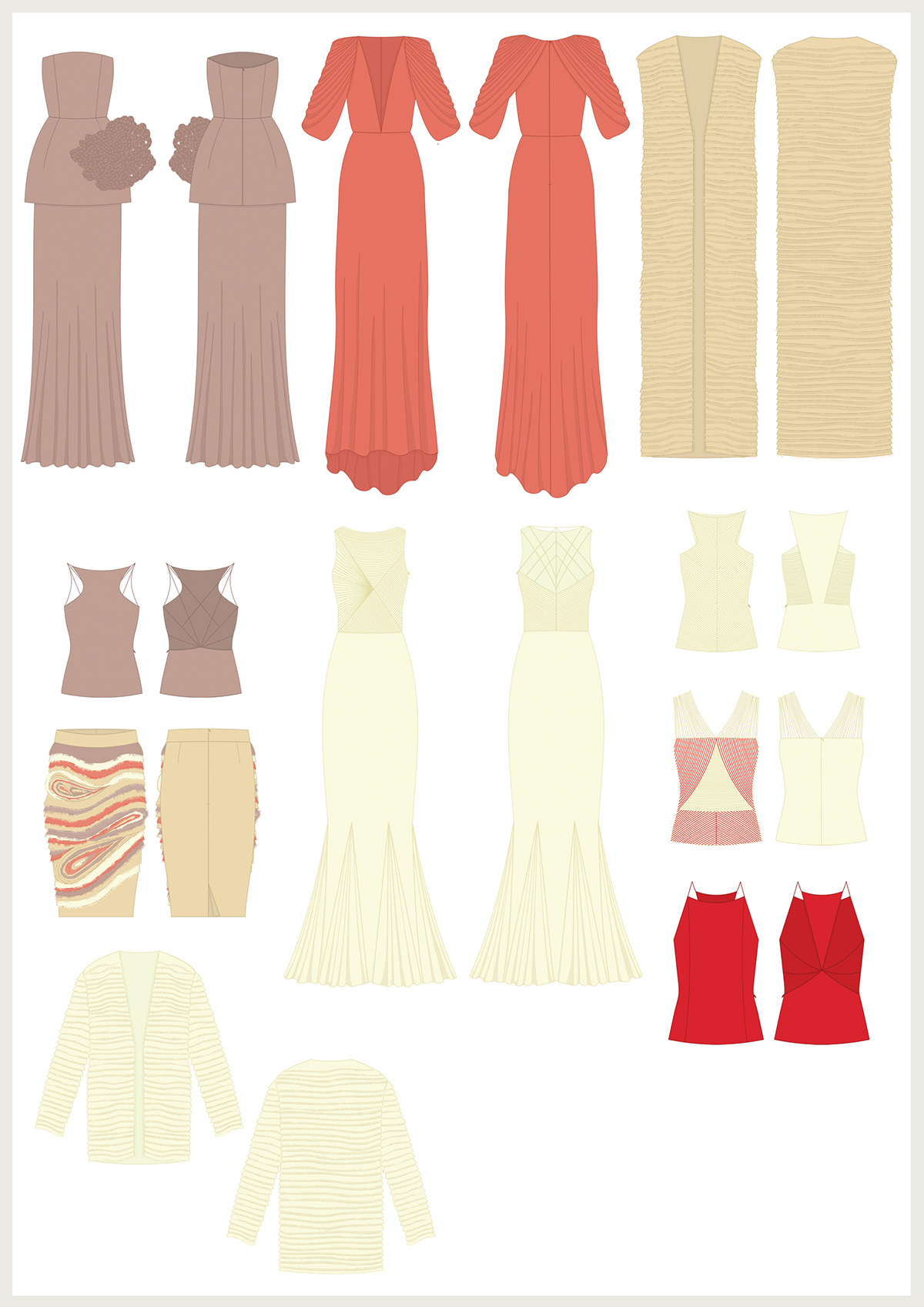 fashion collection fashion illustration collection development capitolina