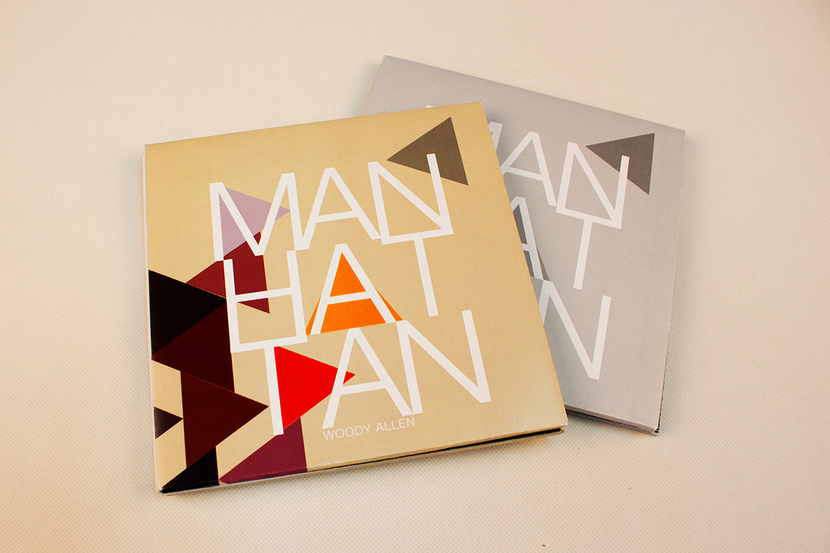 Manhattan movie sound typography book design