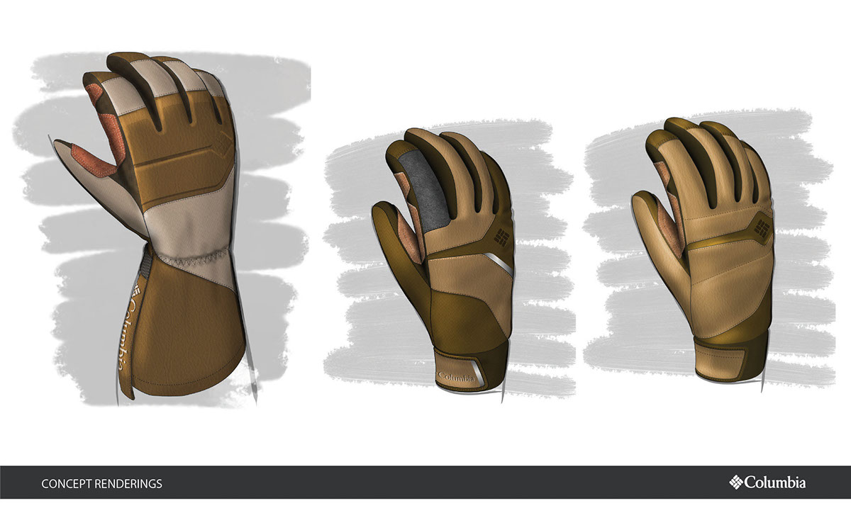 sketching gloves softgoods design