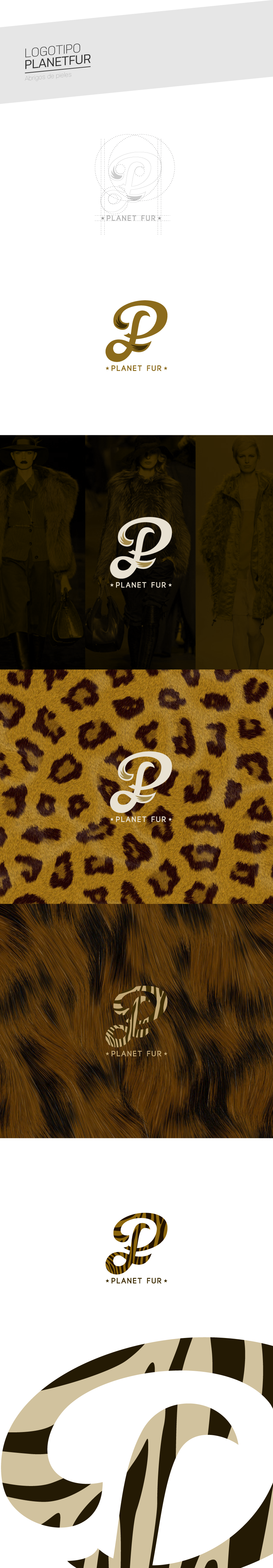 Logotipo brand Fur planet design identidad creative