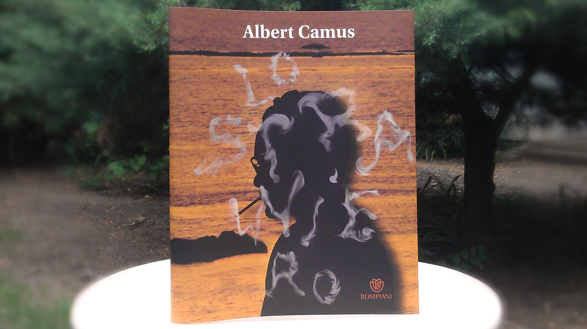 Camus albert camus l'etranger Lo Straniero cover design novel romanzo lettering