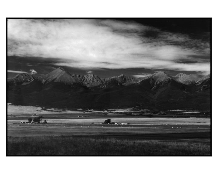 Southern Colorado landscapes still life 35mm black and white Northern Wet Mountain Gunnison Basin Anasazi Mesa Verde