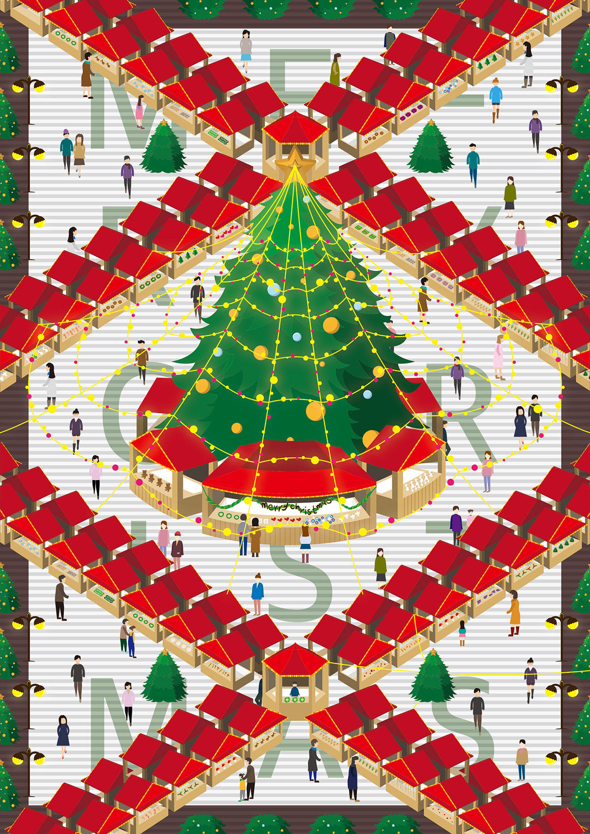 Poster Design christmas poster christmas card 크리스마스 포스터 크리스마스 독일 독일 크리스마스 마켓 German Christmas Market design love design