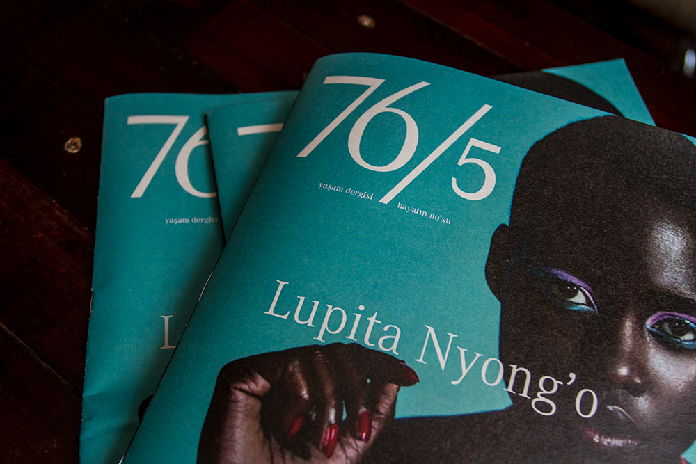 editorial magazine Magazine design 76/5 marko book lupita Lupita Nyongo freud Dergi dergi tasarımı