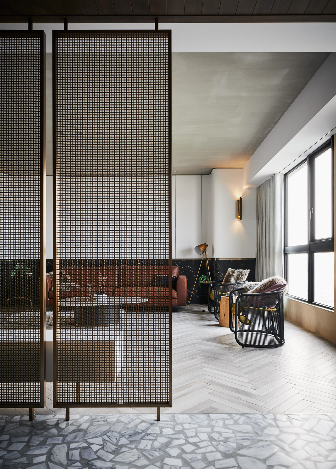 mix modern oldnew net curves livingroom HAO taiwan