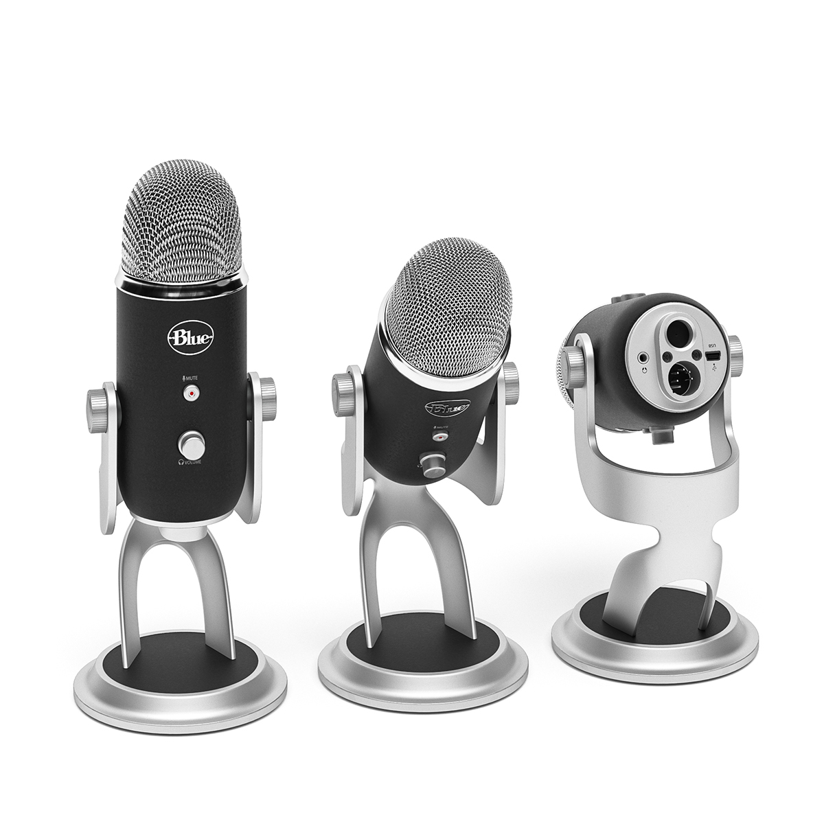 Microphone Blue Yeti Pro 3d model on Behance