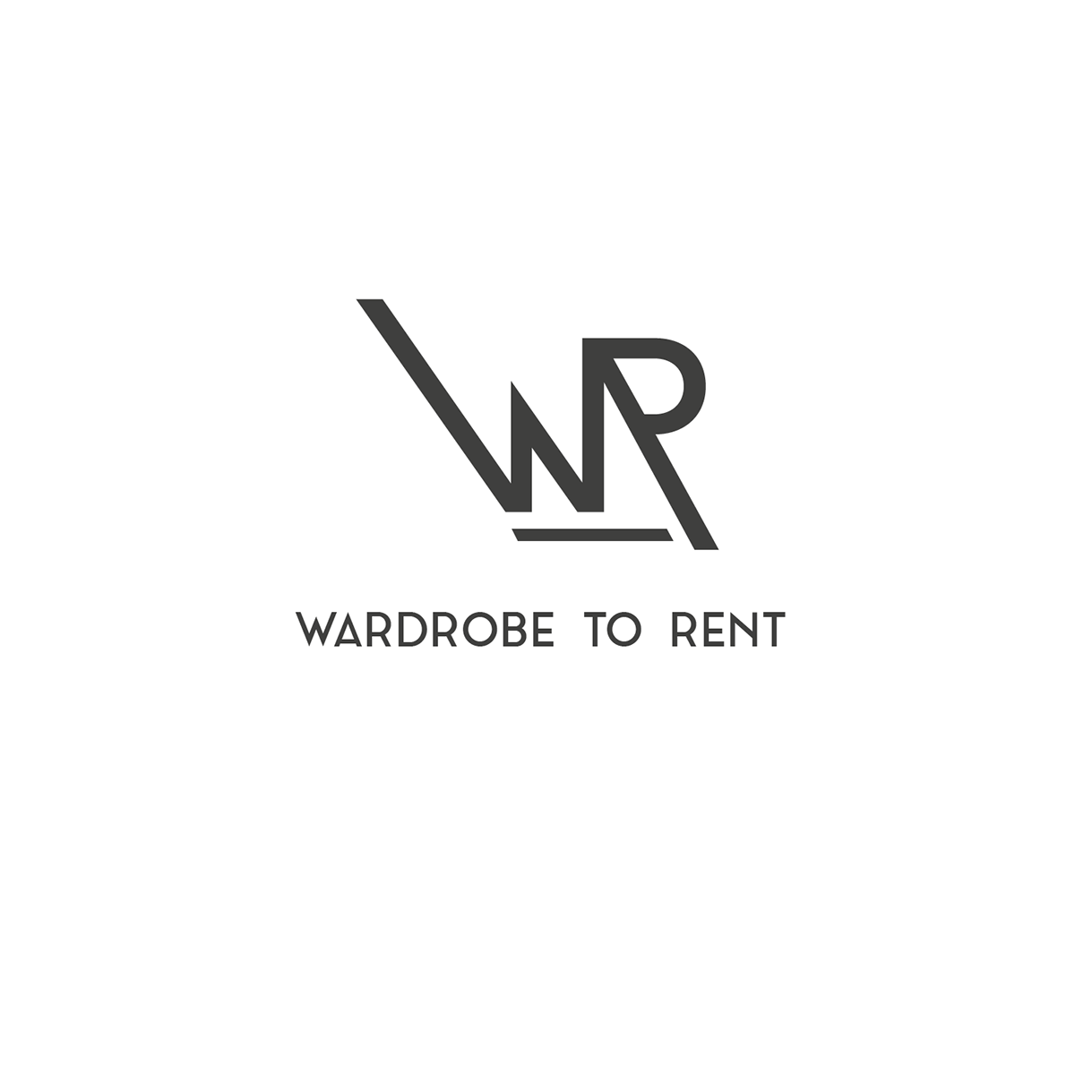 wardrobe Rent Clothing logo wr