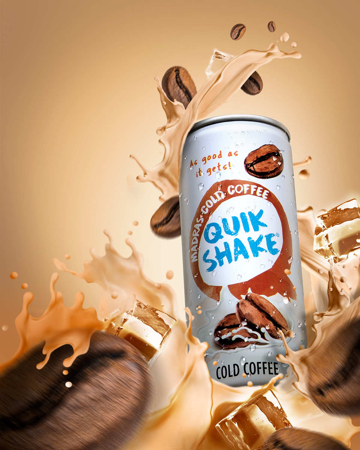Coffee drink shake milk Advertising  brand identity Photography  photoshoot lightroom Canon