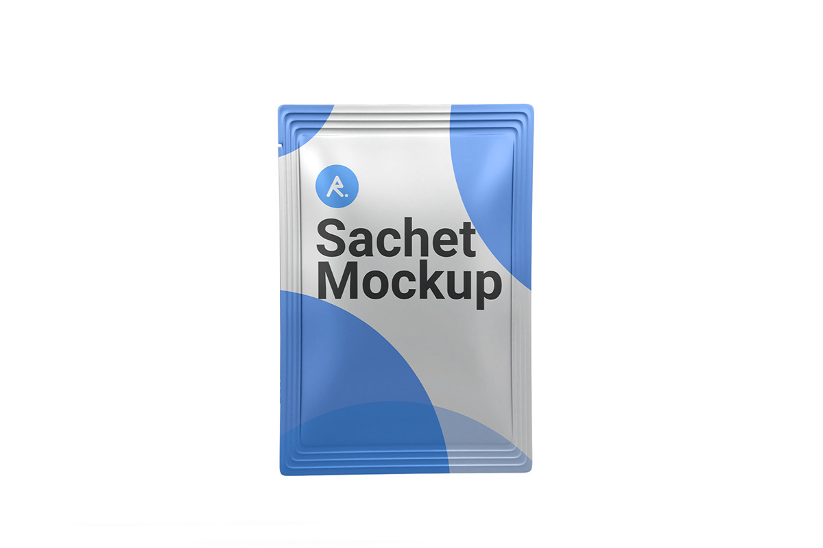 free Mockup Packaging photoshop plastic pouch product sachet