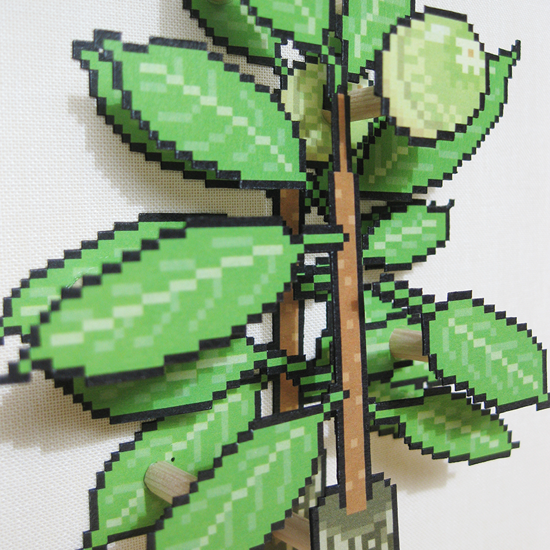 pixel pixelart Tree  Greens 8bit