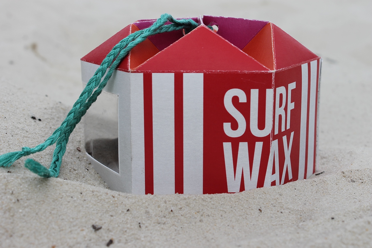 ROXY SURF WAX  package design  design graphic