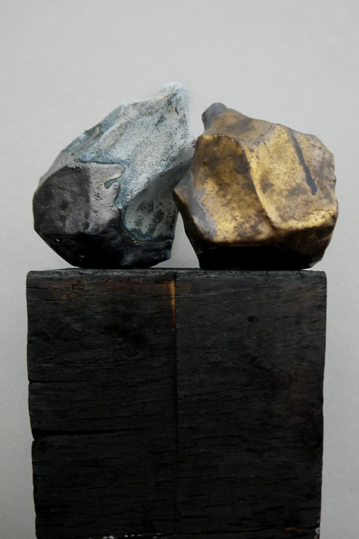 ceramics  metal casting art rocks sculpture