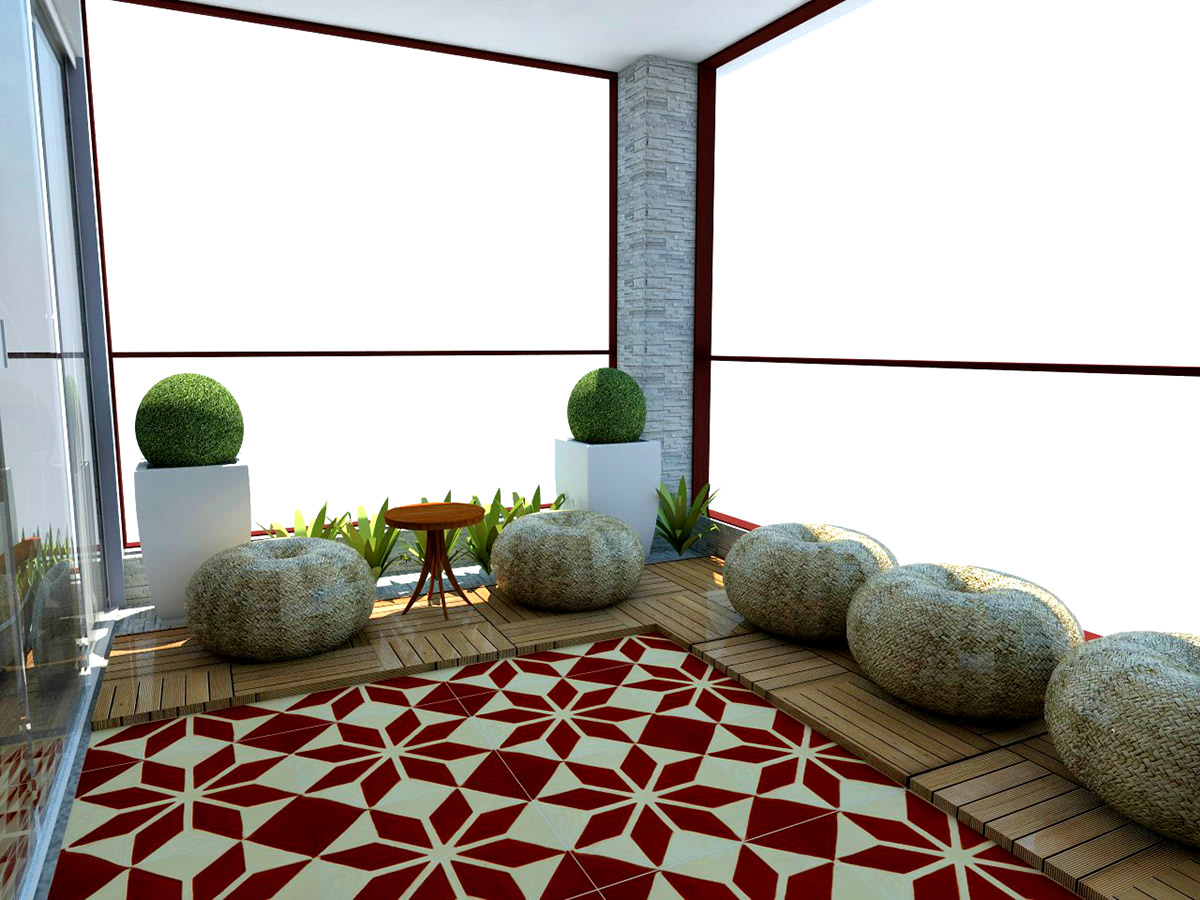 Retro Sustainability design Interior apartment technologic 3D Render SketchUP Brazil são paulo designer interior designer BRUNA EVANGELISTA