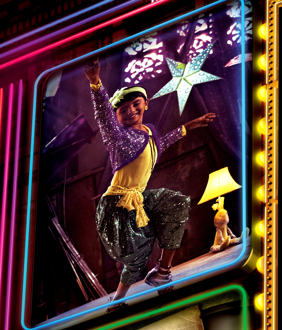 BOMBAY TALKIES  bollywood films posters neon Theatre bulbs swapnil rane