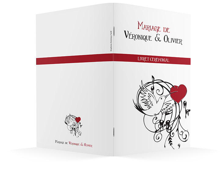 wedding Invitation Booklet gothic style gothic illustration folder
