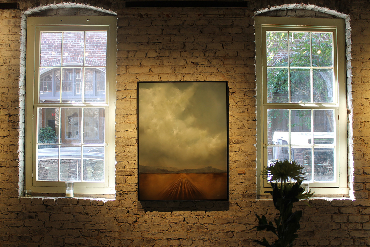 art show Robert Lange Studios Storm Paintings landscape art cloud paintings