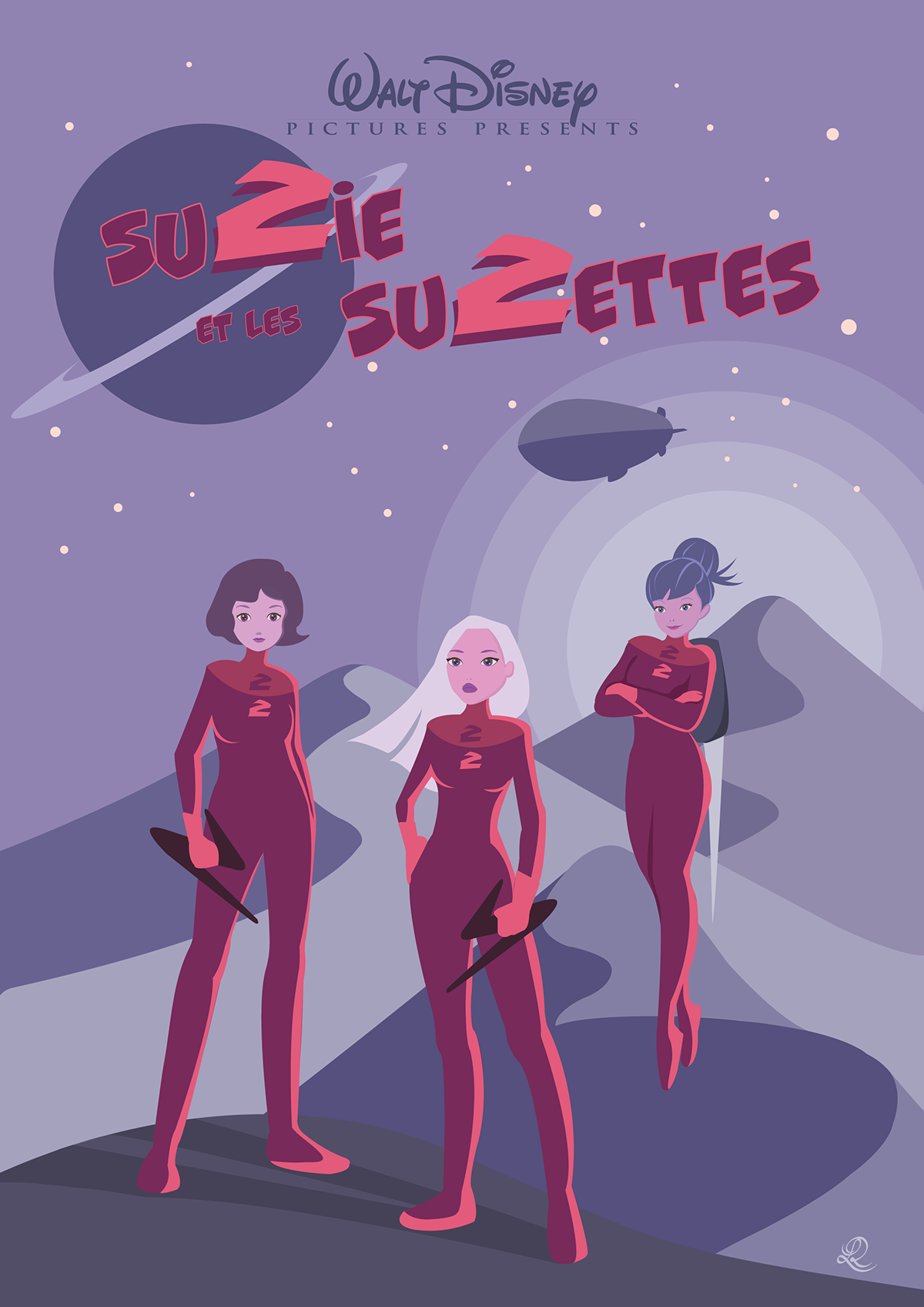 Animated Movie Poster: "Suzie and the Suzettes"
