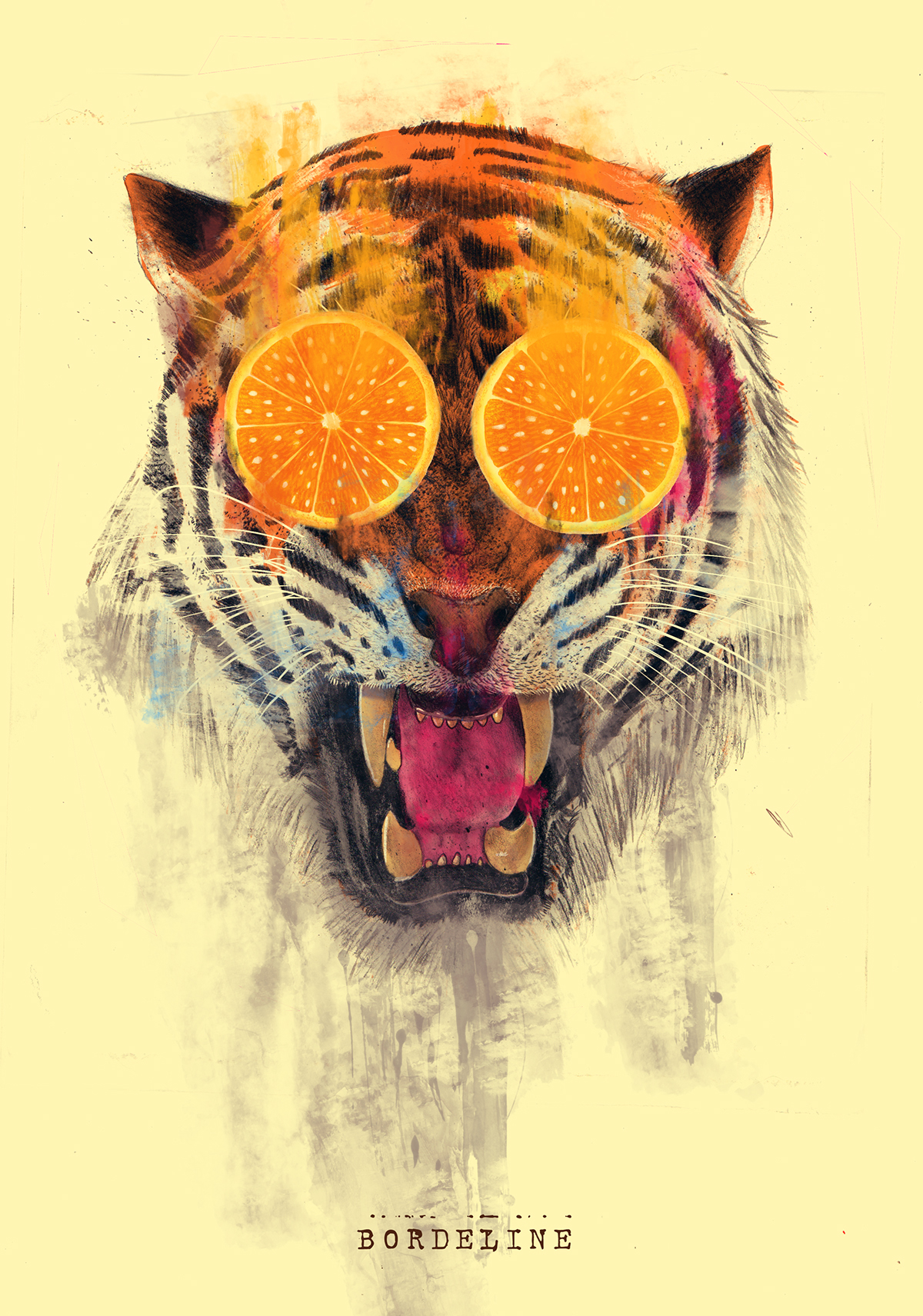 #tiger  #TShirt  #pencil #Poster #print #art