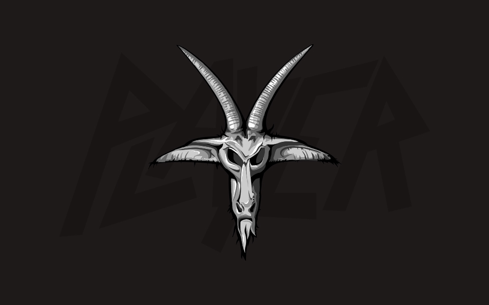 player slayer cover band logo Mascot revival metal