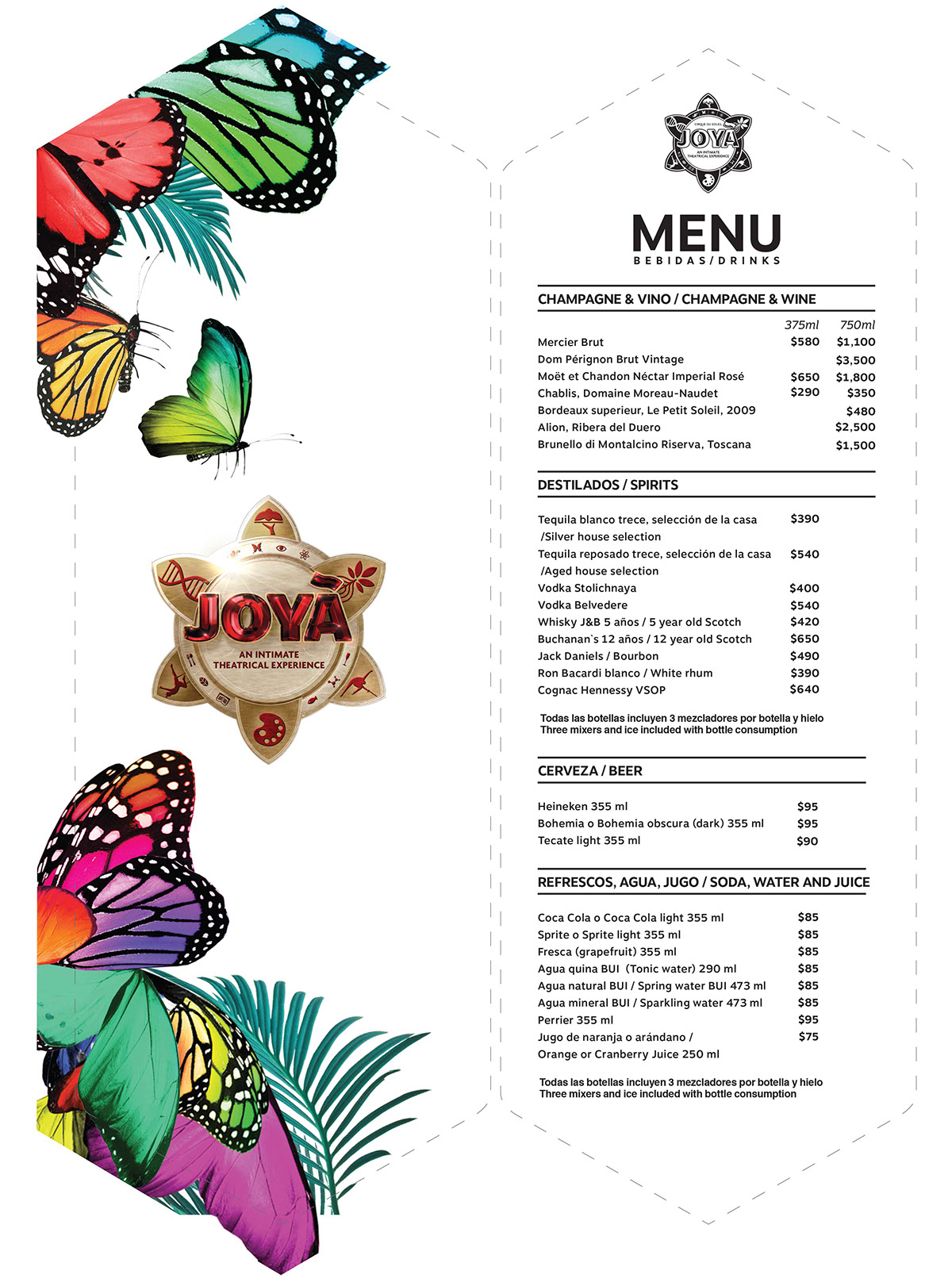 menu design cirque du soleil creative menu restaurant design