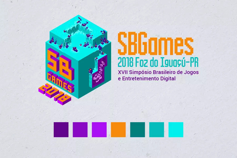 branding  Fozdoiguaçu Games jogos logo Logotipo sbgames sbgames2018