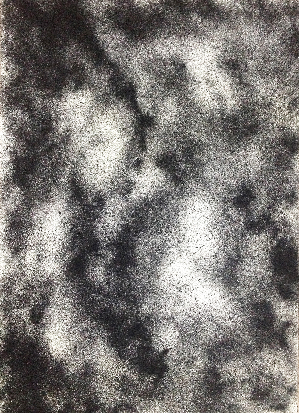 charcoal paper canvas dust polvo carboncillo