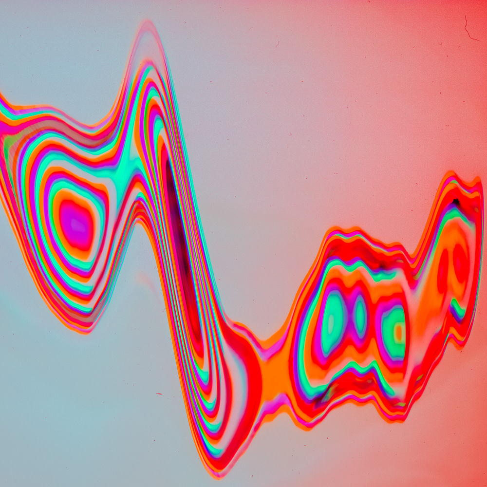 abstract background electrogram Glitch music new aesthetic scanner Technology vaporwave wave