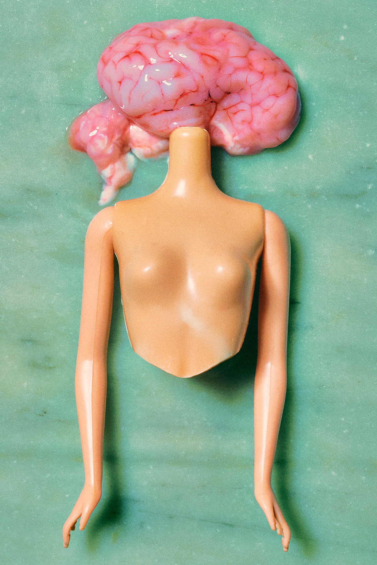 Adobe Portfolio barbie brain conceptual donne Food  ken Neuroscience still life uomini uomini e donne