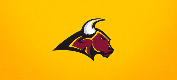 athletics  Bull  maverick  university  sports Rebrand  logo  school  college