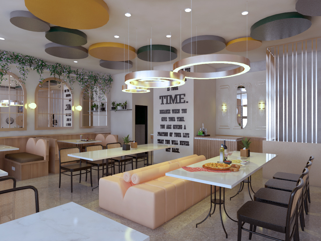 interior design  Interior architecture 3D Render cafe Cafe design coffee shop interiors decor
